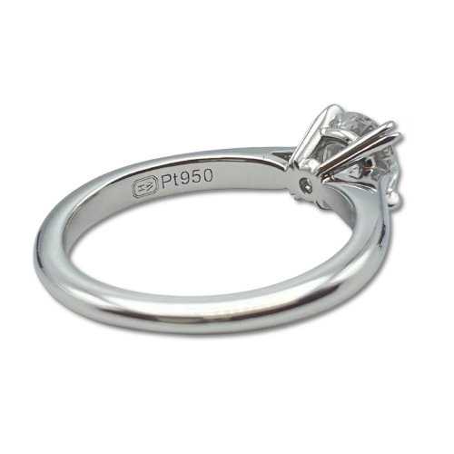 사전 소유의 Harry Winston Solitaire RGDPRD007NSS-050 No. 9 D0.7CT PT950