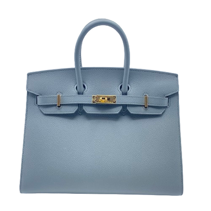 Hermes Birkin 25 Veil Amande Vaugh Epson Gold Hardware u Engraved