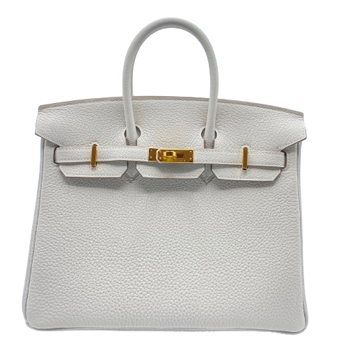Hermes Birkin 25 그립 토고 골드 ​​하드웨어 W는 새겨 져 있습니다