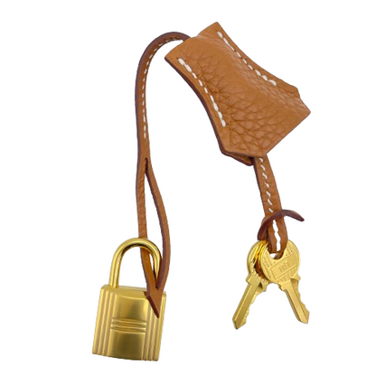 Hermes Birkin 25 Gold Togo Gold Hardware W Engraved