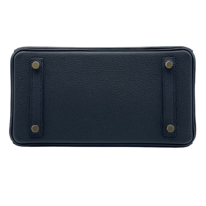 プレオウンド エルメス バーキン タッチ 25 ノワール トゴ/リザード ゴールド金具 B刻印
