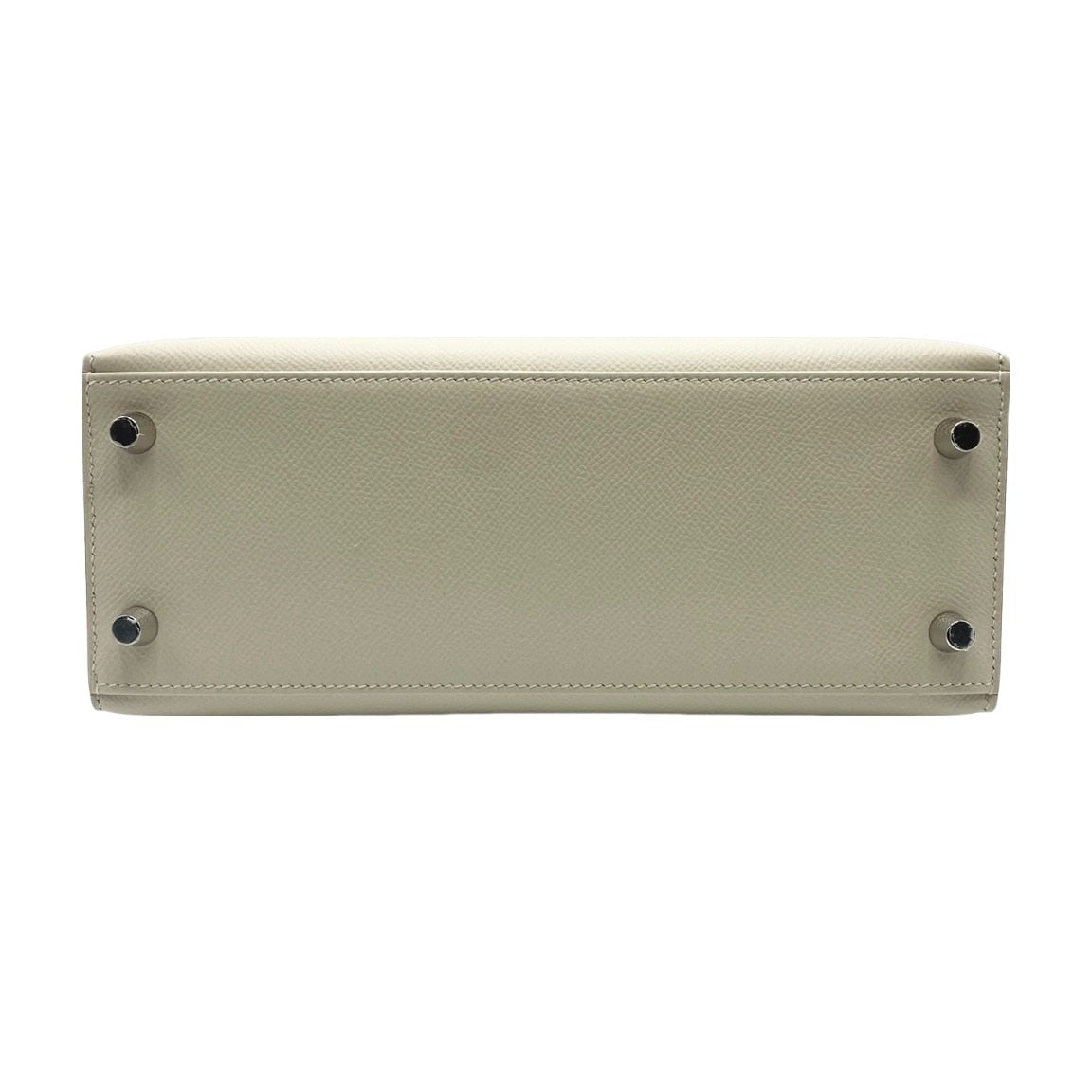 사전 소유 헤르메스 켈리 25 Cre Epson Silver Metal Fittings D 조각
