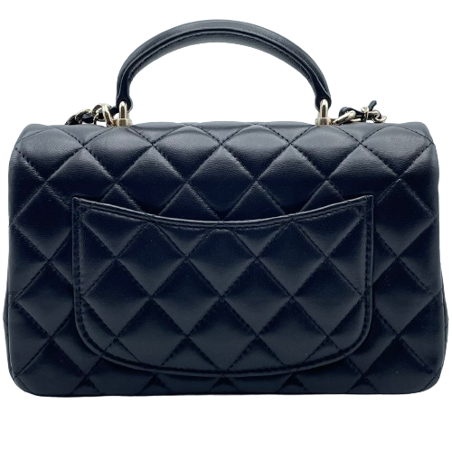 Chanel Top Handle Mini Flap Bag W20 Lambskin
