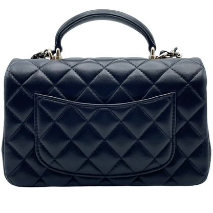 Chanel Top Handle Mini Flap Bag W20 Lambskin