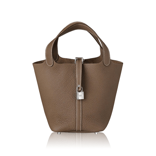 Pre-Owned Hermes Picotin Lock PM Etoop Box Calf
