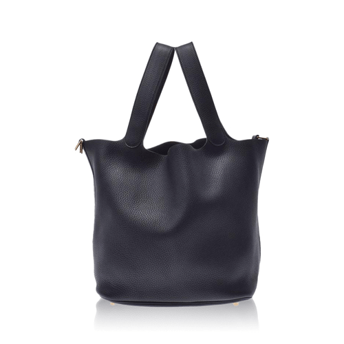 Pre-Owned Hermes Picotin Rock GM Black Torillon Clemence