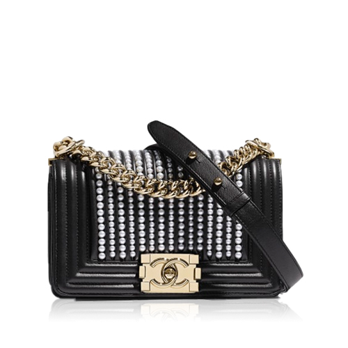 Pre-Owned Chanel BOY CHANEL Small Handbag A67085 B01361 94305