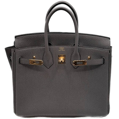 Hermes Birkin 25 Ethan Togo Gold Hardware B가 새겨 져 있습니다