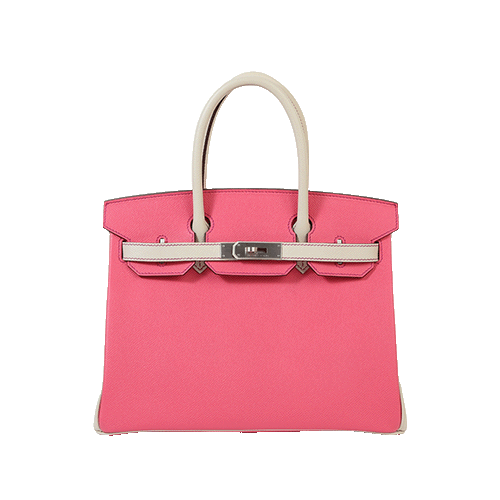 Hermes Birkin 30 Rose Azare, Cre Epson Silver 피팅 사용 좋은 상태