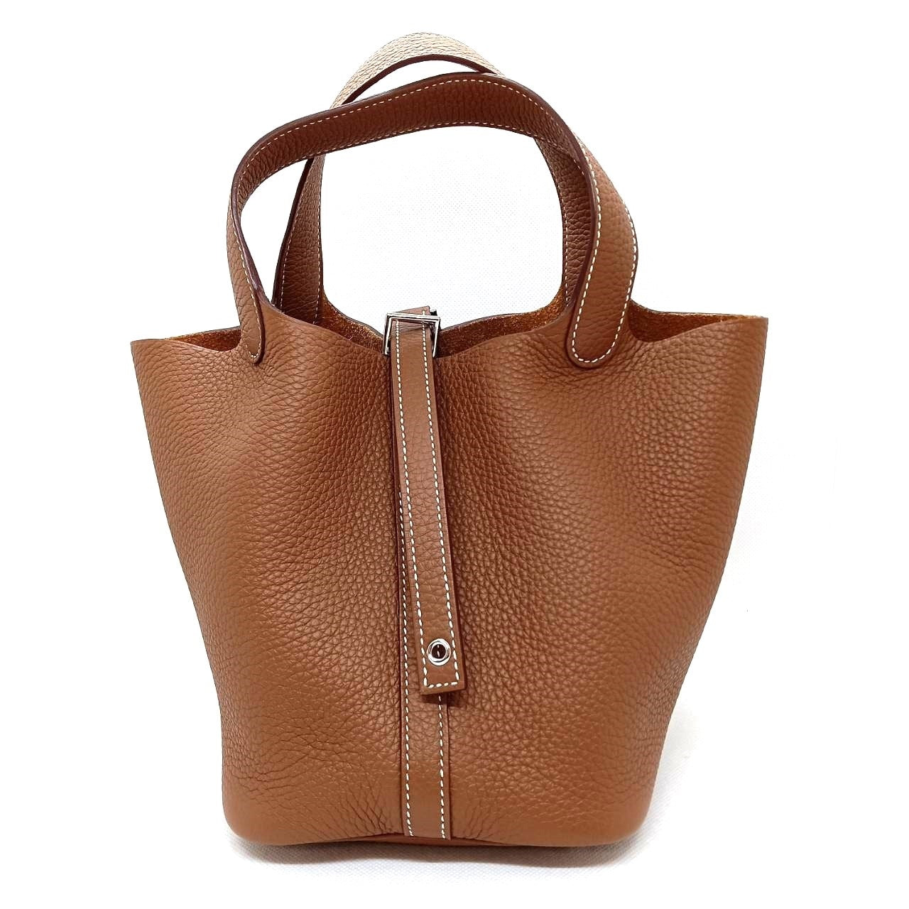 Pre-Owned Hermes Picotin Rock PM Gold Torillon Clemence B engraved