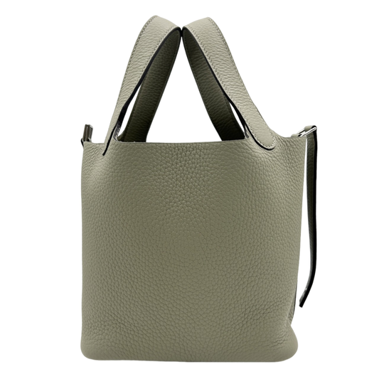 [크리스마스 특별 가격] Hermes Picotin Lock PM Sage Torillon Clemence Silver Fittings B 조각.