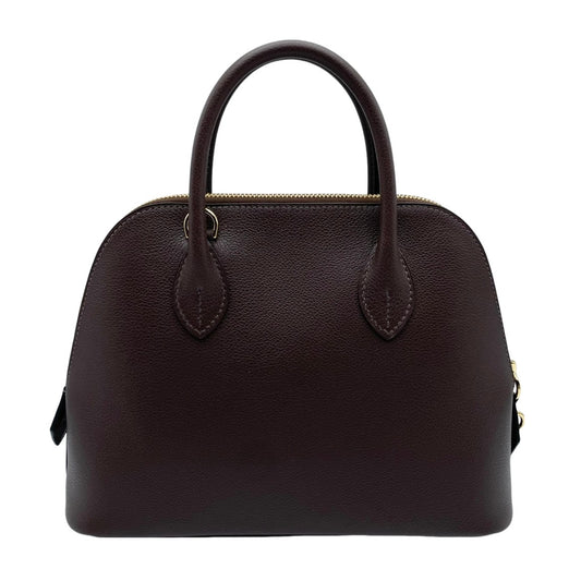 [以常規價格出售！] 】愛馬仕（Hermes）Bolid 1923 25 Evercolor Mocha Gold Metal Fittings B刻有