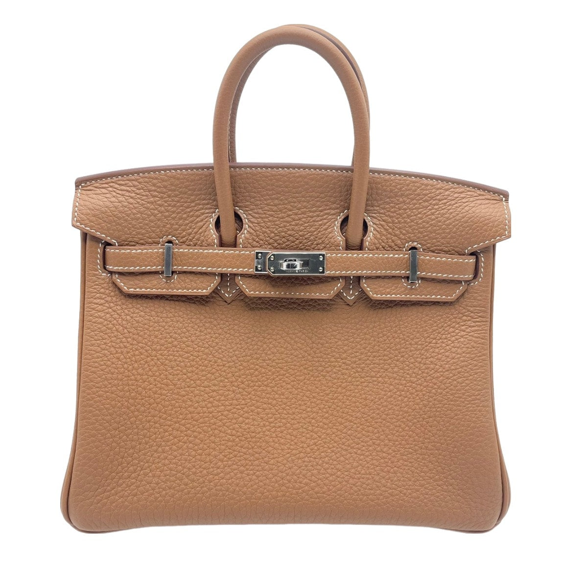 [주말에만 제한된 특별 제안] Hermes Birkin 25 Gold Togo Silver Metal Fittings u 조각.