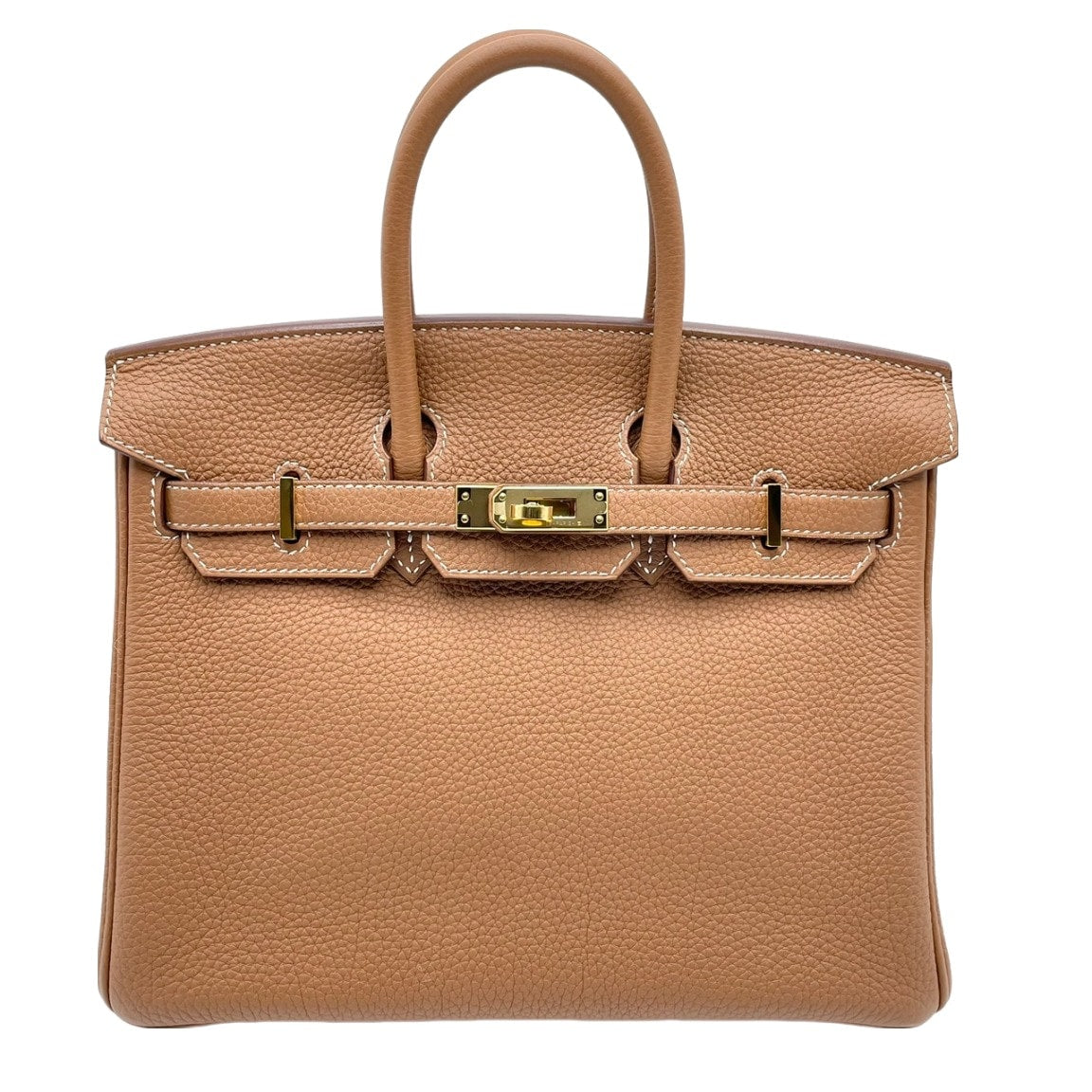 Hermes Birkin 25 골드 토고 골드 ​​하드웨어 D 새겨 져 있습니다