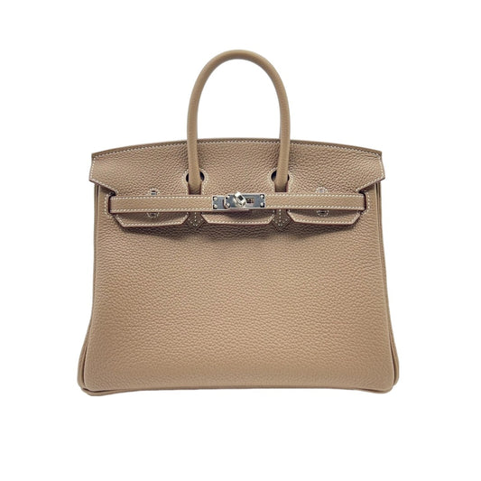 Hermes Birkin 25 Etoup Togo Silver Metal Fittings W 새로