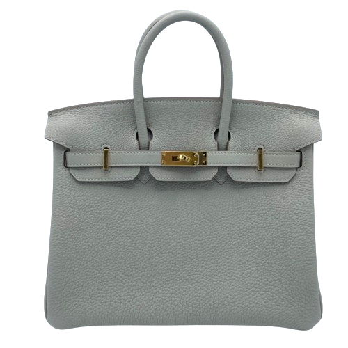 Hermes Birkin 25 그리퍼 토고 골드 ​​하드웨어 B가 새겨 져 있습니다
