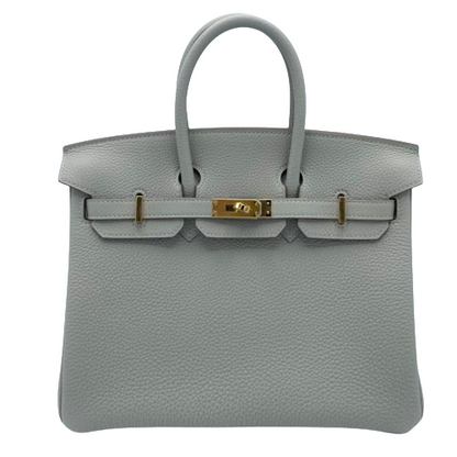 Hermes Birkin 25 그리퍼 토고 골드 ​​하드웨어 B가 새겨 져 있습니다
