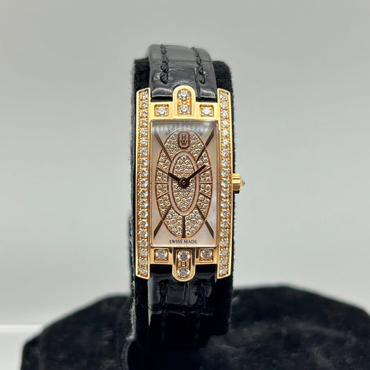 二手Harry Winston Avenue C AVCQHM16白色外壳15.5mm
