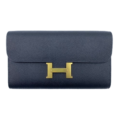 Hermes Constance Tugo 21 Noir Vaud Epson Gold Hardware u Engraved