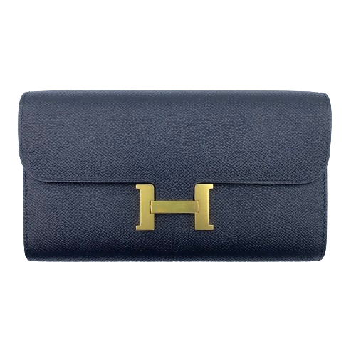 Hermes Constance Tugo 21 Noir Vaud Epson Gold Hardware u Engraved