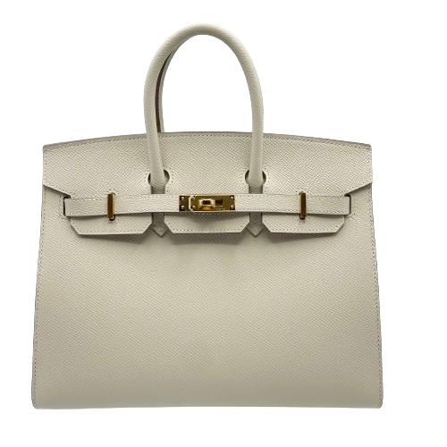 Hermes Birkin 25 Cre vaux epson 골드 하드웨어 W 새로