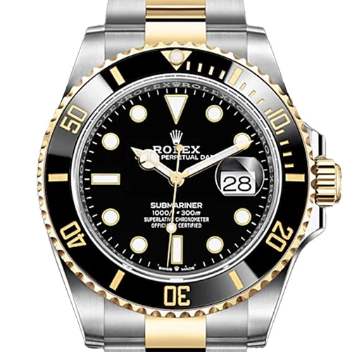 Pre-Owned Rolex Submariner Date 126613LN Oyster Bracelet Black Combi