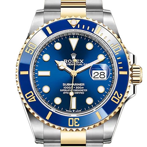 Pre-Owned Rolex Submariner Date 126613LB Oyster Bracelet Royal Blue