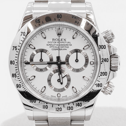 Rolex Daytona 116520 Oyster Bracelet White 2016 Gallery