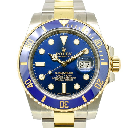 Pre-Owned Rolex Submariner Date Oyster Bracelet Royal Blue 40?o 116613LB