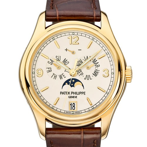 사전 소유의 Patek Philippe 합병증 5146J-001 옐로우 골드 상아