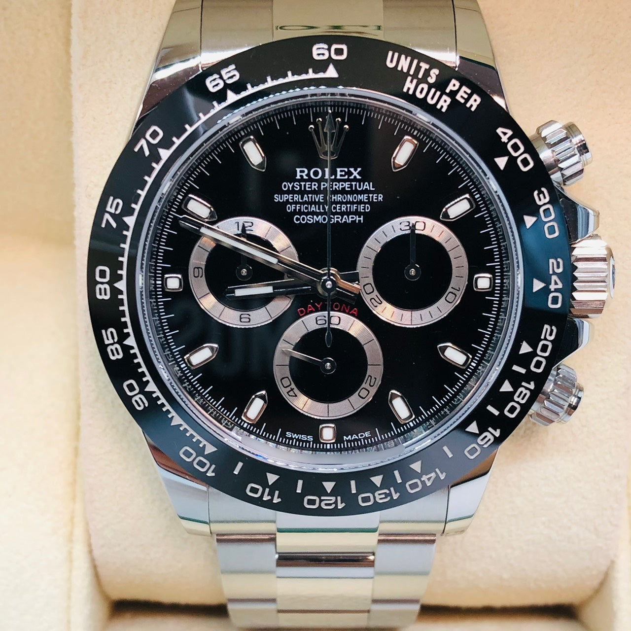 プレオウンド ロレックス デイトナ 116500LN オイスターブレスレット ブラック