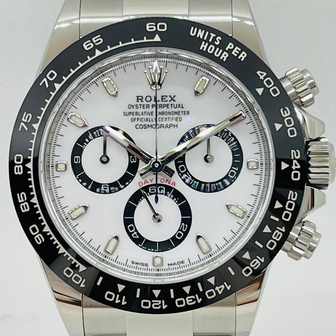 プレオウンド ロレックス デイトナ 116500LN オイスターブレスレット ホワイト
