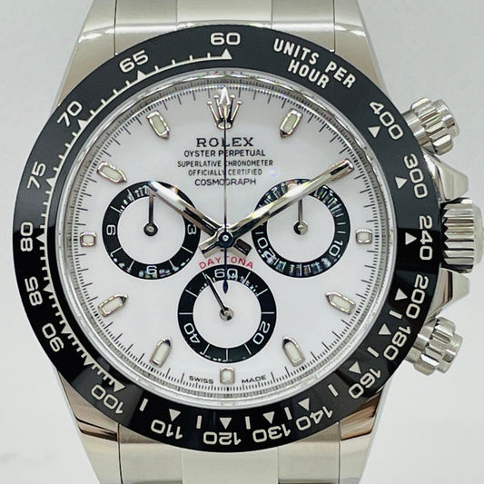 プレオウンド ロレックス デイトナ 116500LN オイスターブレスレット ホワイト
