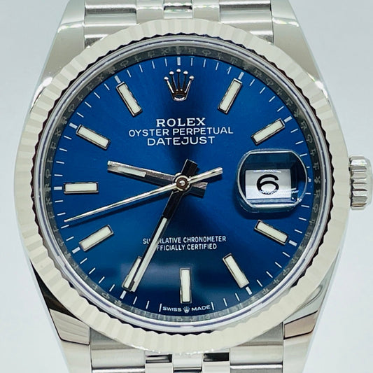Pre-Owned Rolex Datejust 126234 Blue