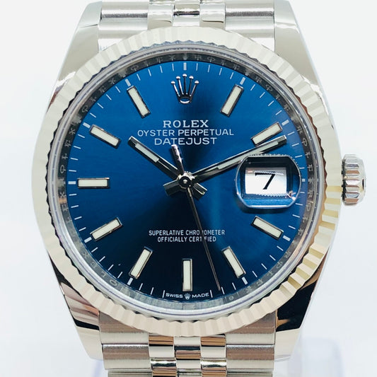 Pre-Owned Rolex Datejust 126234 Blue