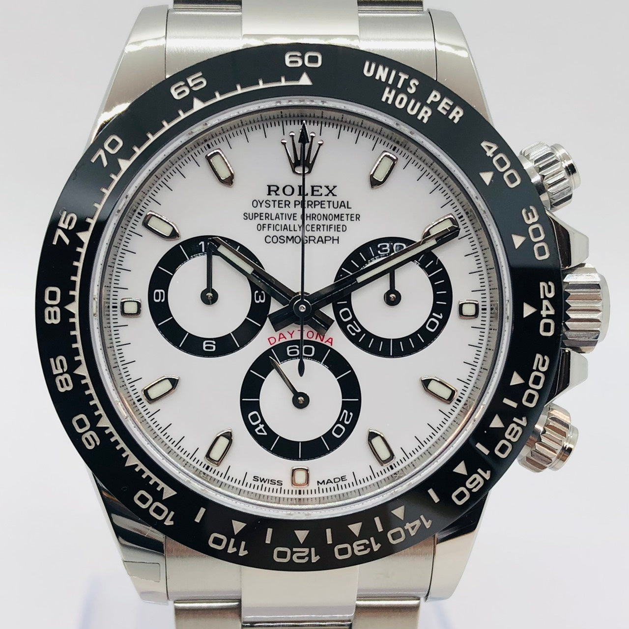 プレオウンド ロレックス デイトナ 116500LN オイスターブレスレット ホワイト 40mm