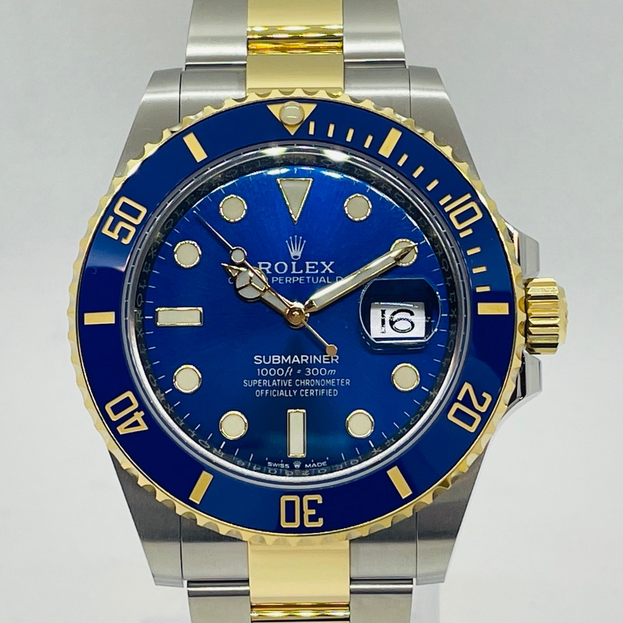 Pre-Owned Rolex Submariner Date 126613LB Oyster Bracelet Royal Blue