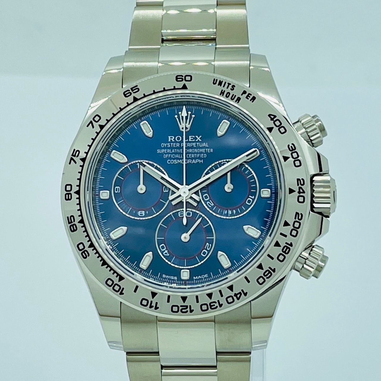 プレオウンド ロレックス デイトナ 116509 オイスターブレスレット ブルー