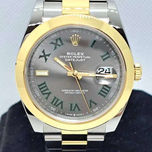プレオウンド ロレックス デイトジャスト 126303 スレート 41mm