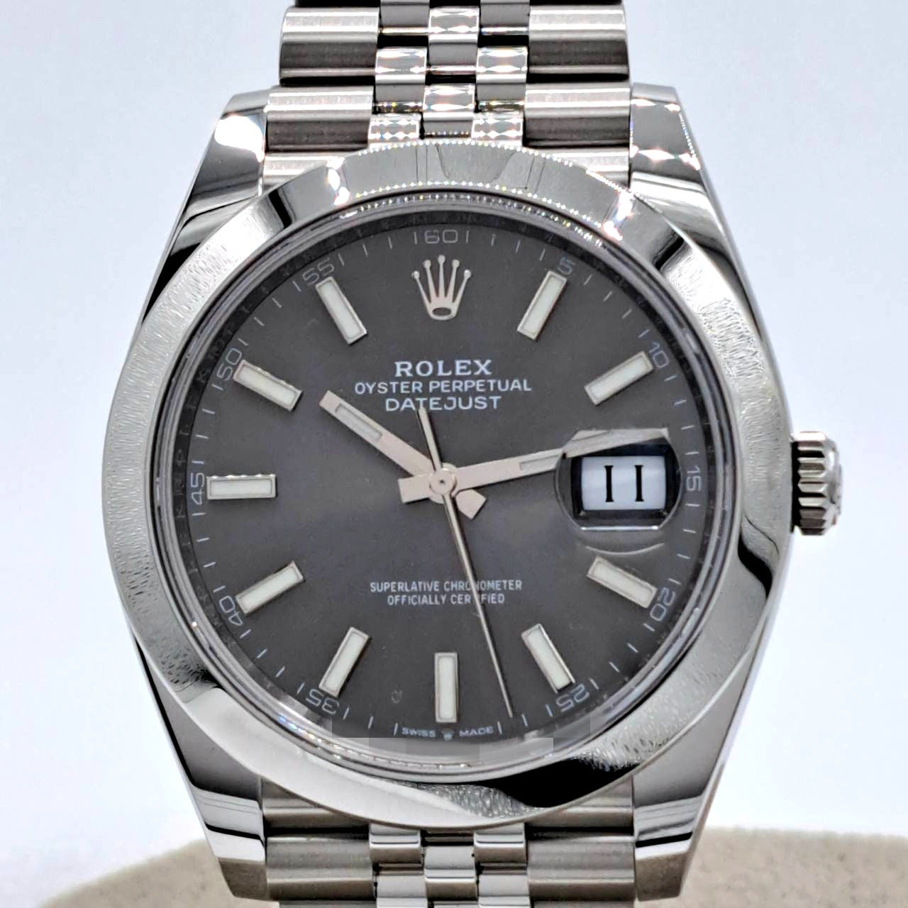 プレオウンド ロレックス デイトジャスト 126300 スレート ジュビリーブレスレット 41mm