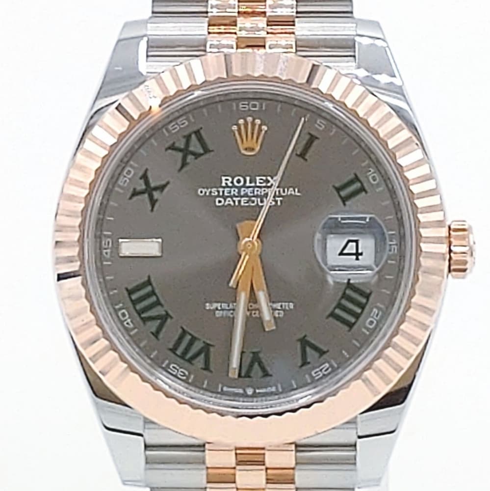 プレオウンド ロレックス デイトジャスト 126331 スレートローマ ジュビリーブレス 41mm