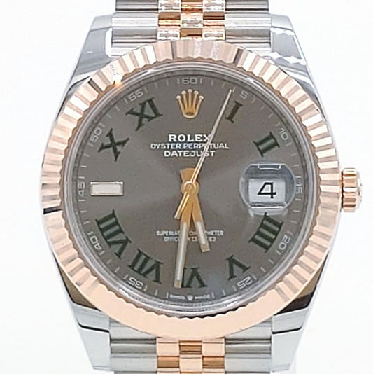 プレオウンド ロレックス デイトジャスト 126331 スレートローマ ジュビリーブレス 41mm