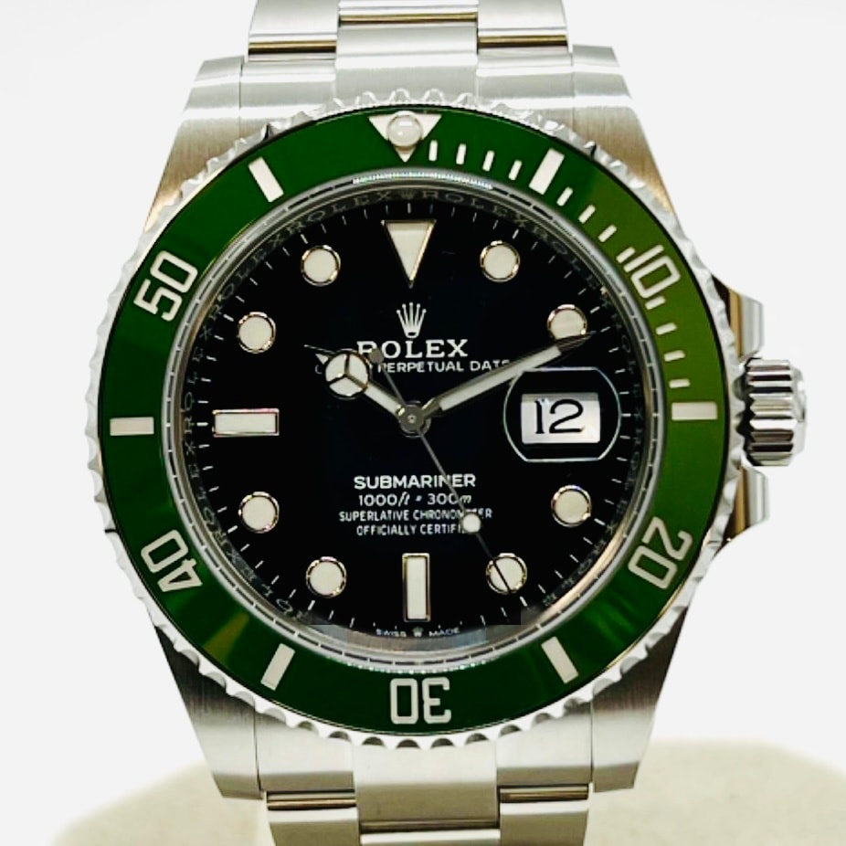 [2023年的新Bezel]勞力士潛艇日期126610LV牡蠣手鍊黑色綠色2023年6月付款