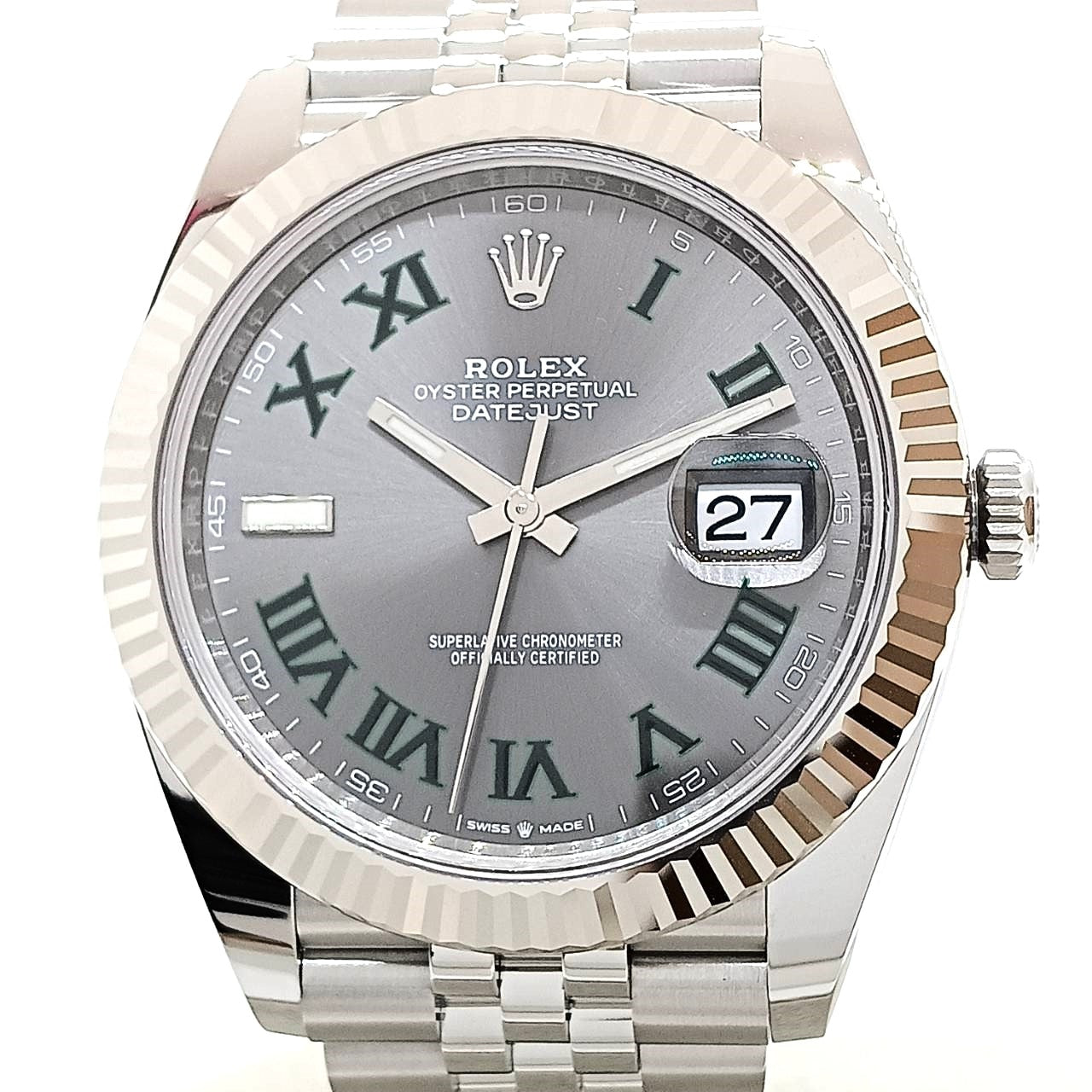 プレオウンド ロレックス デイトジャスト 126334 スレート　ジュビリーブレス