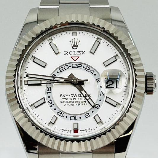 [새로운 2023] 롤렉스 스카이 거주자 336934 화이트 42mm