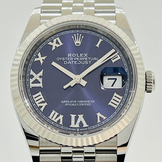 プレオウンド ロレックス デイトジャスト 126234 オーベルジーヌローマン ジュビリーブレス 36mm