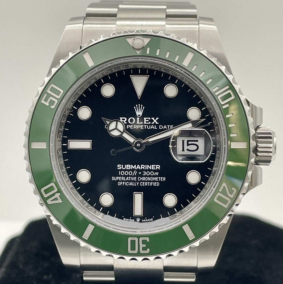 [2023年的新Bezel]勞力士潛艇日期126610LV牡蠣手鍊黑色綠色2023年7月付款