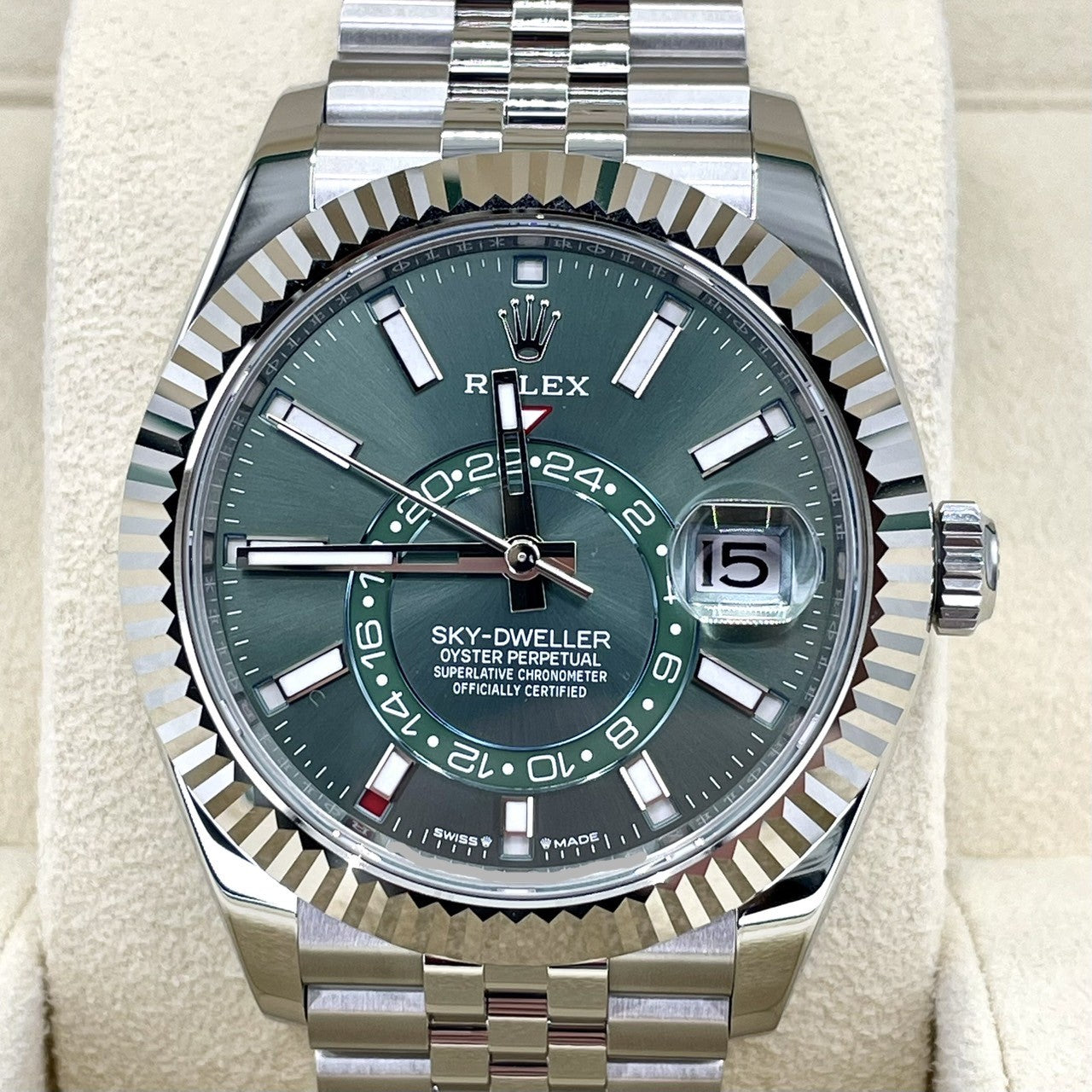 [新2023]勞力士天空居民336934薄荷綠色禧年42mm