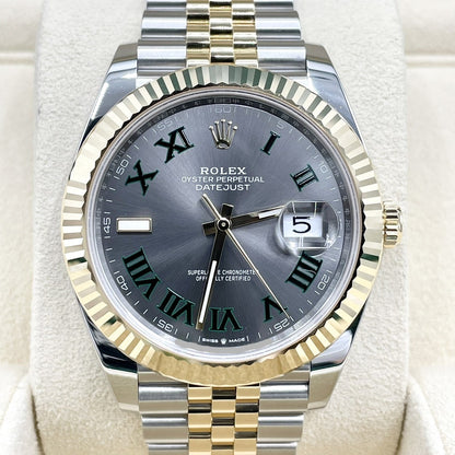 プレオウンド ロレックス デイトジャスト 126333 スレートローマ ジュビリーブレス 41mm