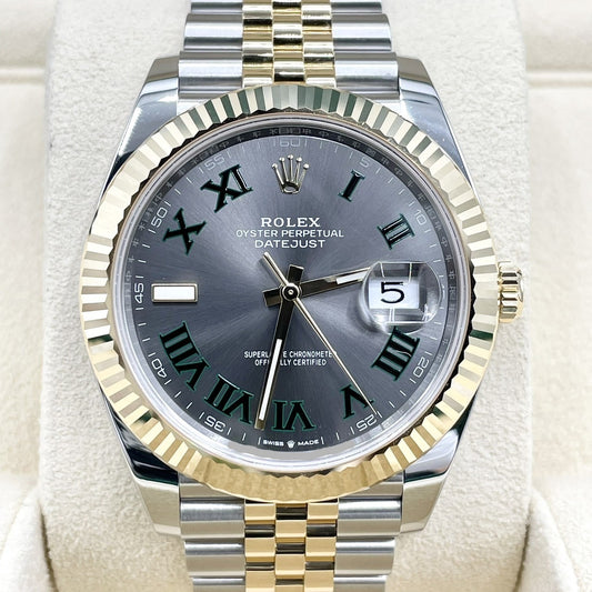 プレオウンド ロレックス デイトジャスト 126333 スレートローマ ジュビリーブレス 41mm